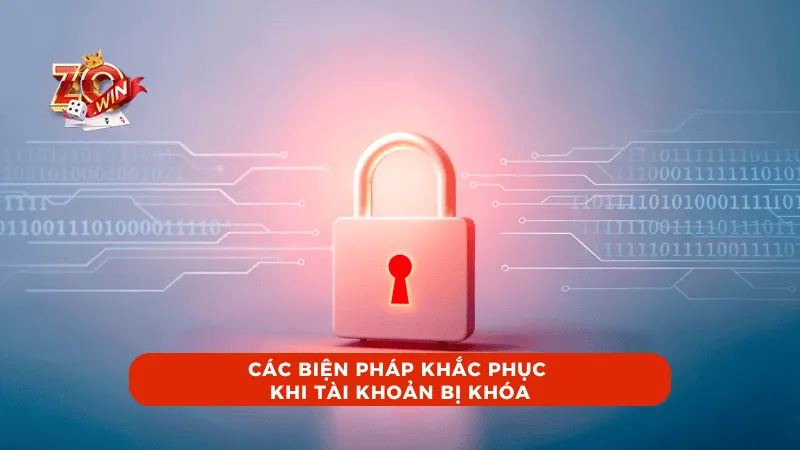 Các biện pháp khắc phục khi tài khoản bị khóa